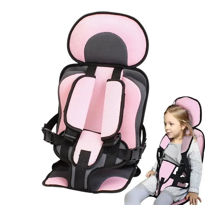 

Kid Safety Seat Universal Car Seat Cushion Seat Belts Soft Padding Portable Adjustable Child Safety Belts Travel Car Accessories