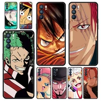 one piece luffy zoro phone case for realme 8 7 6 pro c21 c3 c11 shell oppo a53 a52 a9 a54 a15 a95 reno7 se reno6 pro 5g z cover