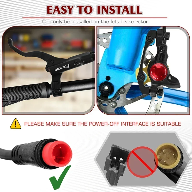 ZOOM HB-775E Комплект гидравлических тормозов для велосипеда E-Bike Mtb Power Off Zoom