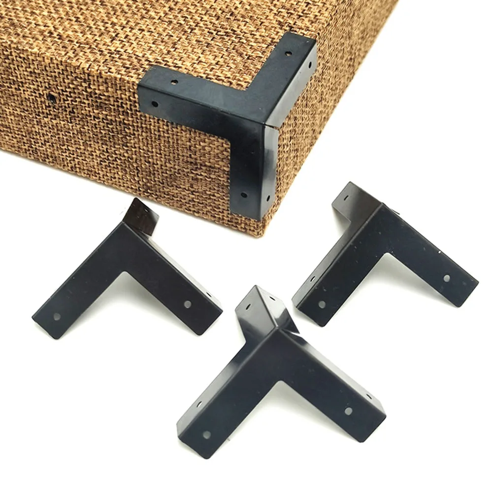 

4pcs Antique Jewelry Box Corner Decorative Gift Box Corner Wooden Case Chest Edge Cover Protector 33mm Guard With Nails
