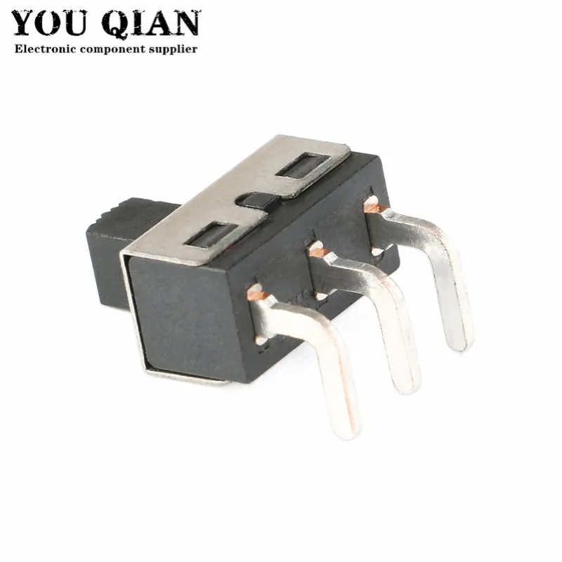 Переключатель питания SS12D10 SS12D06 10 шт. 3-контактный переключатель с прямыми ножками