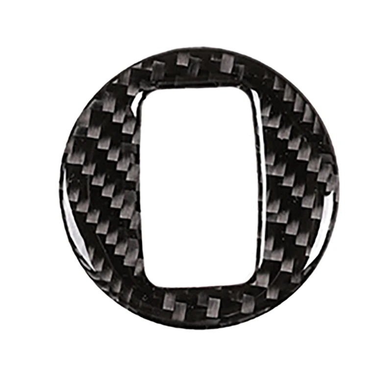 

Car Soft Carbon Fiber Keyhole Switch Cover Trim For Touareg 2011-2018