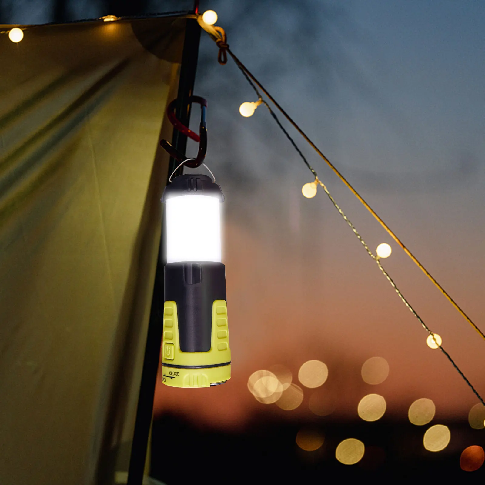 

Portable LED Emergency Lights Outdoor Camping Bulb Lamp Portable Patio Garden BBQ Lanterns Flashlight 115x40x40mm