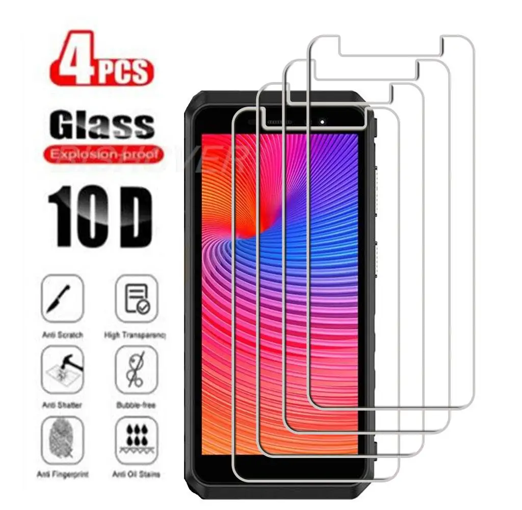 

4Pcs Tempered Glass For Ulefone Power Armor X11 Pro 5.45" ArmorX11Pro X11Pro Screen Protector Phone Protective Glass Film 9H