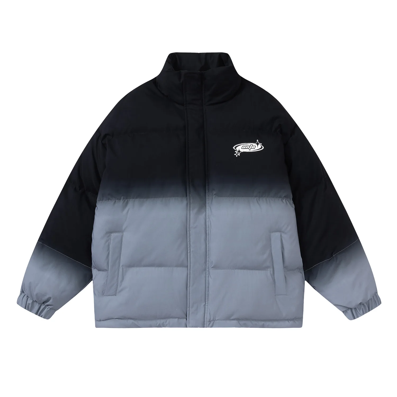 Europe and The United States Loose Cotton Suit Men Women Autumn Winter New Niche Label Gradient Color Coat Cotton-padded Jacket