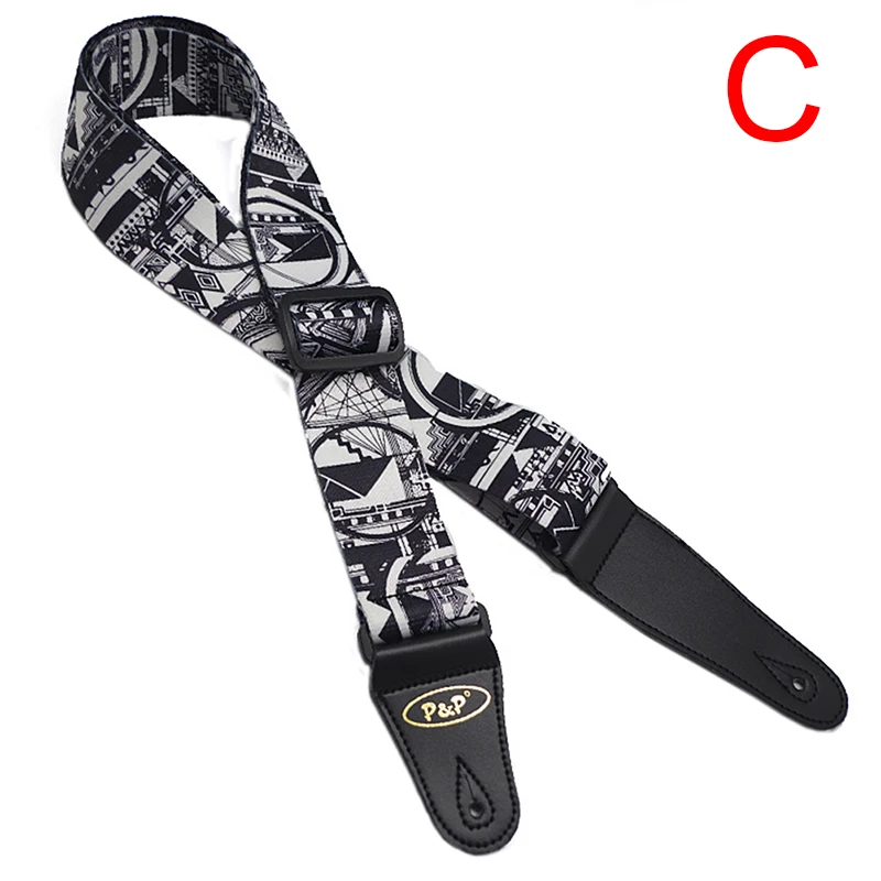 1 шт. регулируемый ремень с принтом в классическом фольклорном стиле для