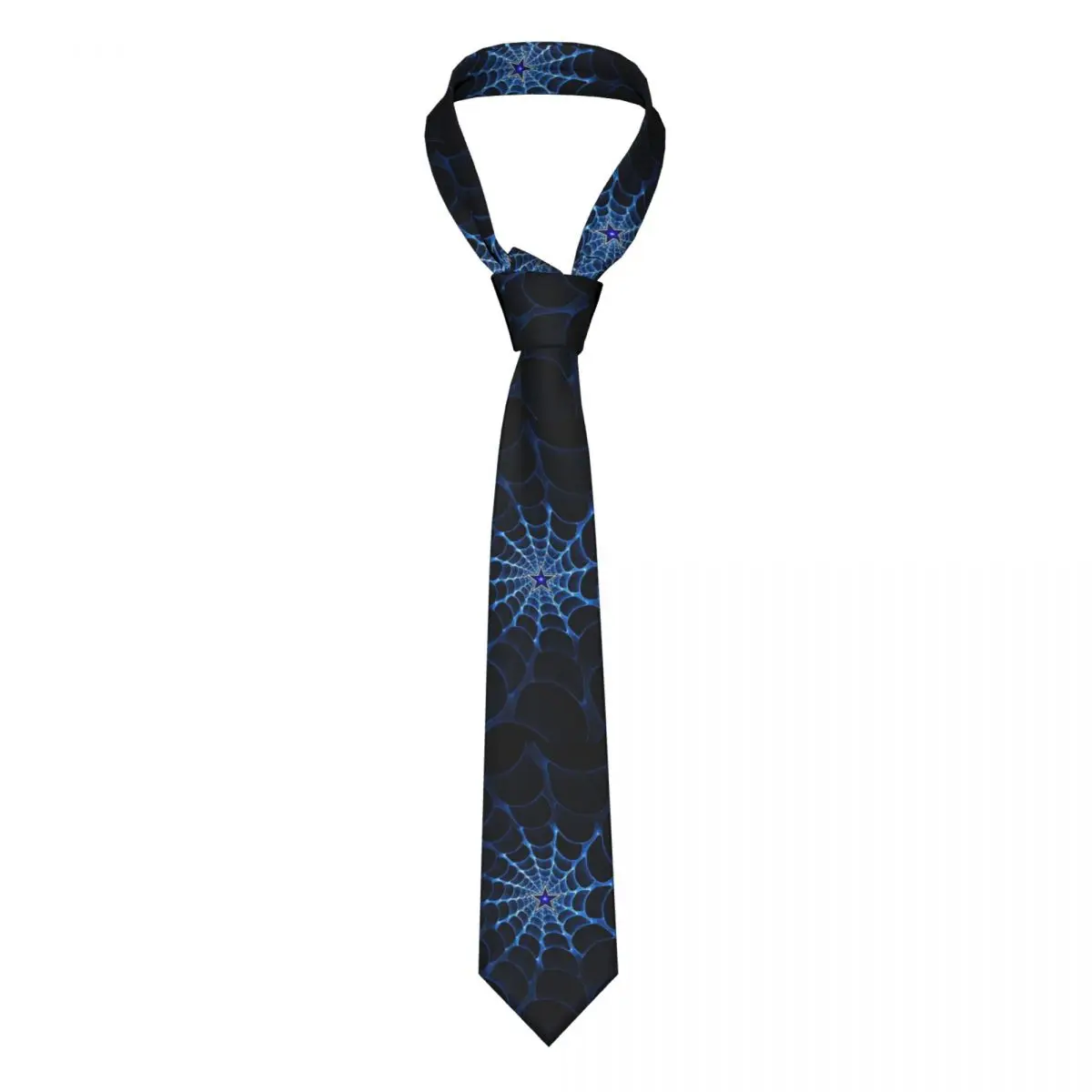 

Vintage Anime Spider Web Necktie Unisex Polyester 8 cm Neck Ties for Mens Fashion Narrow Shirt Accessories Gravatas Party