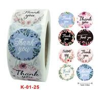 100 500pcs stickers pegatinas thank you envelope seal scrapbook stationery papeleria cute autocollants supplies stationery
