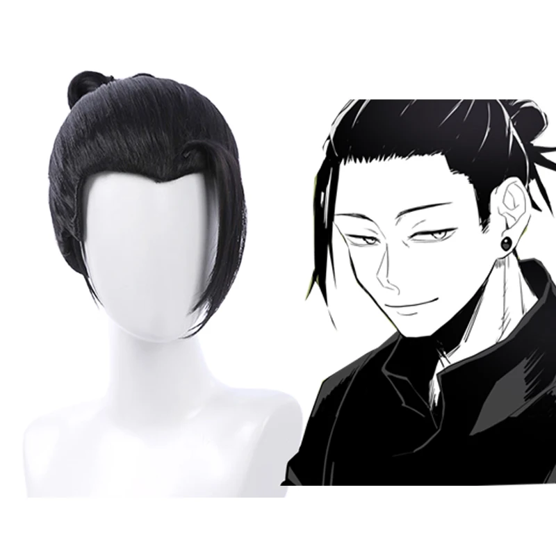 

Парик для косплея джутсу кайсена гето сугуру, термостойкий синтетический волос, аксессуары для костюмов на Хэллоуин