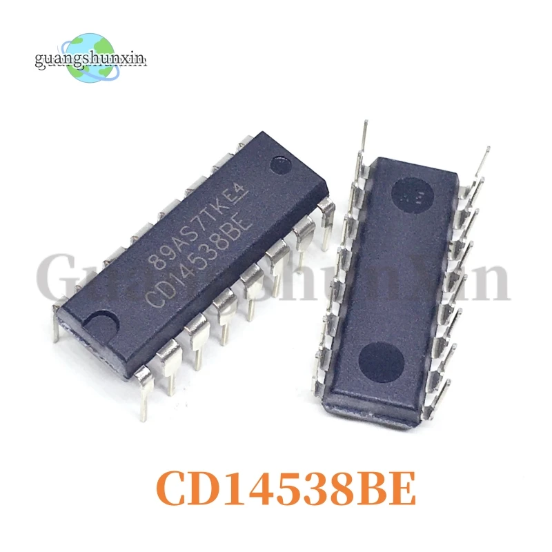 10 шт. Новый CD14538BE CD4538BE CD4538 DIP-16 точный моностабильный мультивибрационный чип