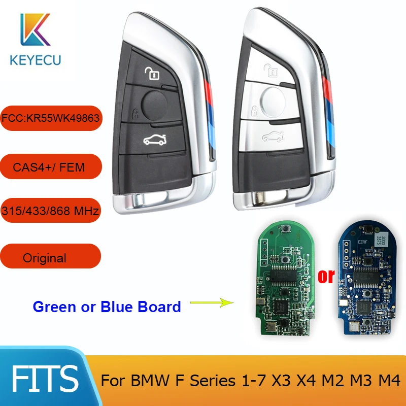 

KEYECU для BMW серии F, CAS4 +/ FEM, KR55WK49863, серебристый/черный цвет, фотосессия 3, Кнопка 315 МГц/433 МГц/868 МГц, PCF7953P