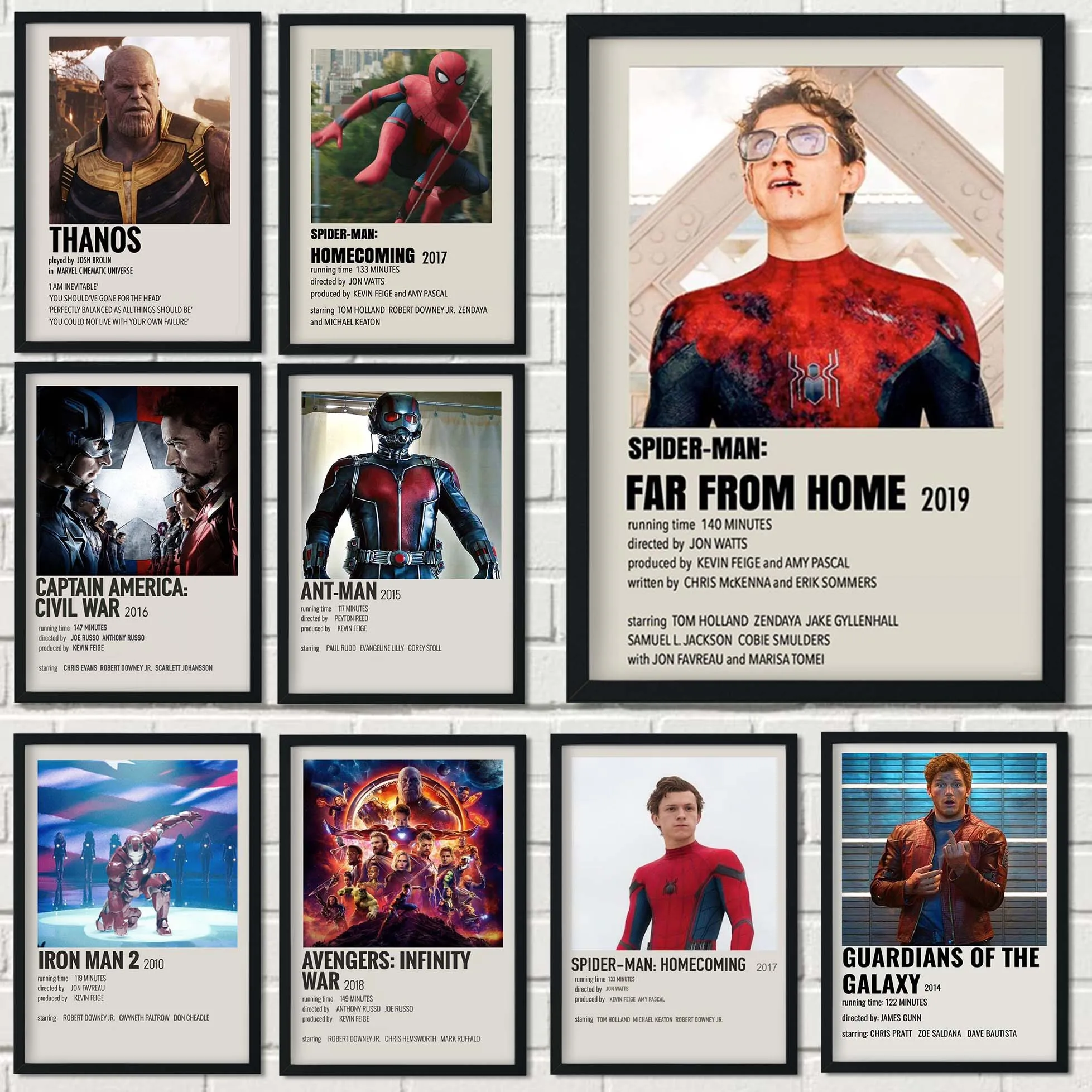 

Мстители 4 постера Мстители обои фотообои Marvel детская комната украшение высокое качество Печать холст постер