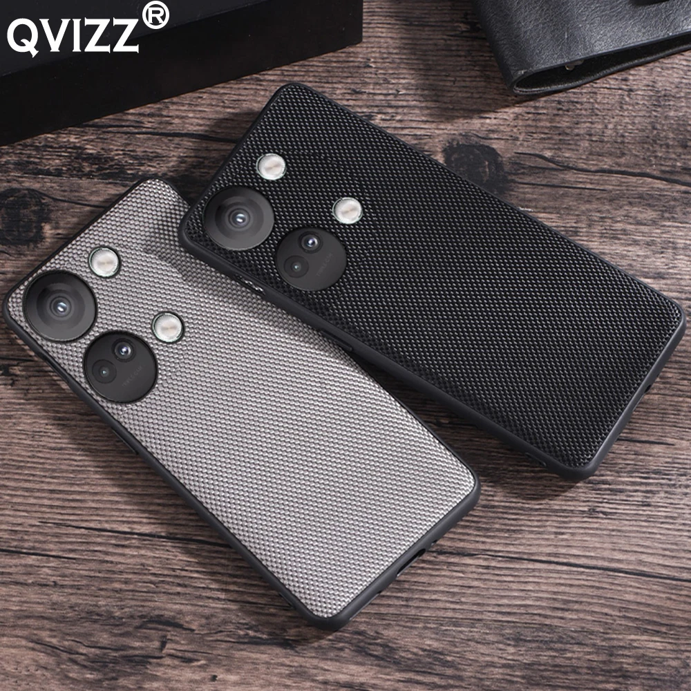 

Fabric Cloth Case for OnePlus Ace 2V Ace2V PHP110 Armor Shockproof Soft Silicone Edges Hard Back Luxury Phone Cover OnePlusAce2V