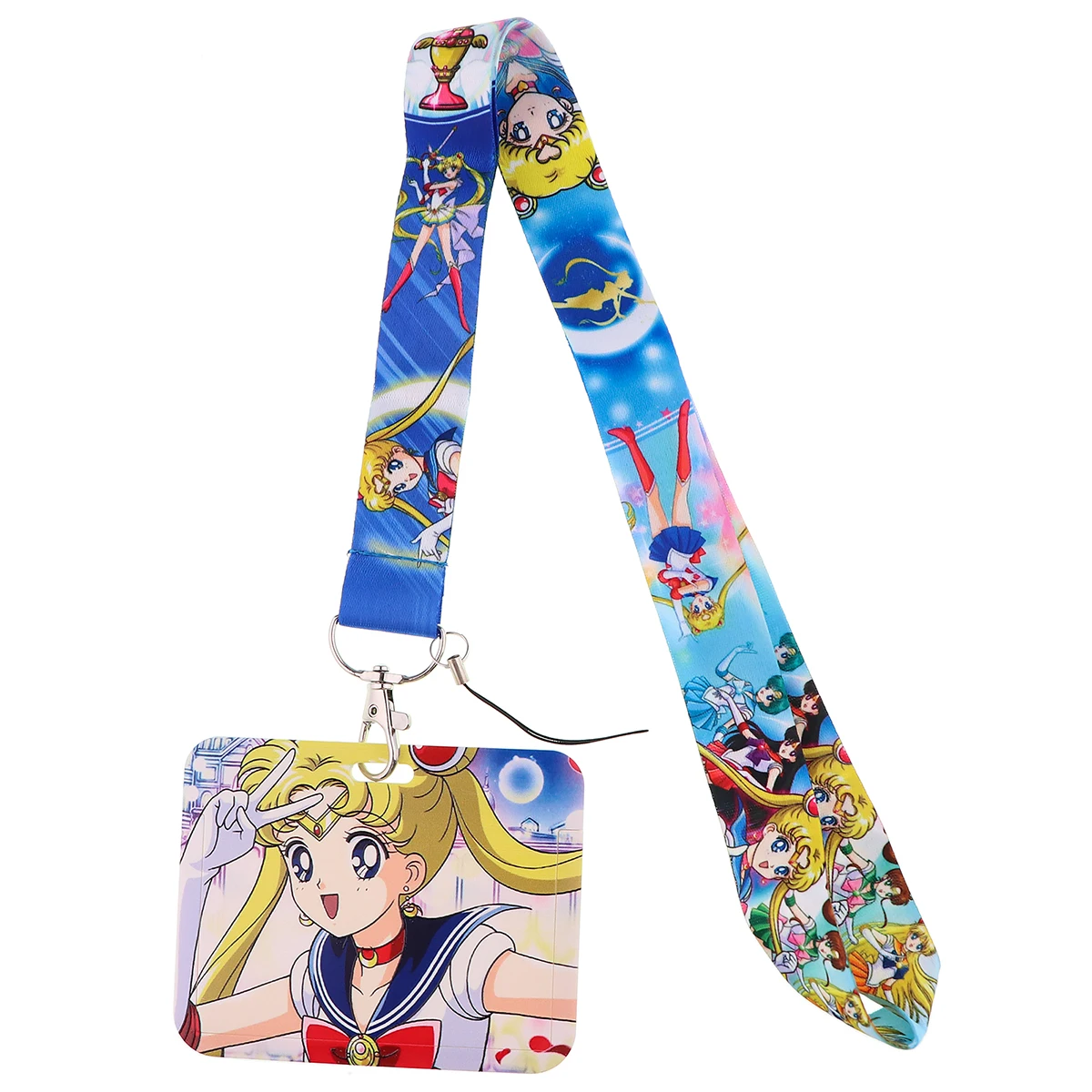 

Anime Cat Kawaii Lanyards for Key Neck Strap For Card Badge Gym Keychain Lanyard Key Holder DIY Hanging Rope Phone Accessories