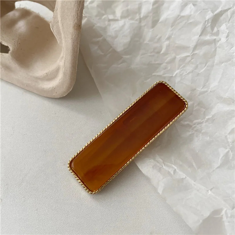 Винтажные заколки для волос с уксусной кислотой корейские акриловая челка