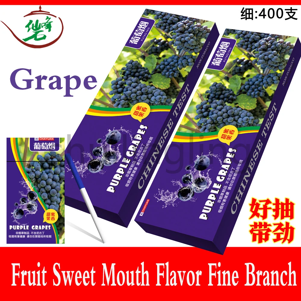 

New Sweet Mouth Mint Grape Men's and Women's Health Fruit Cigarette Oolong Tea Wholesale