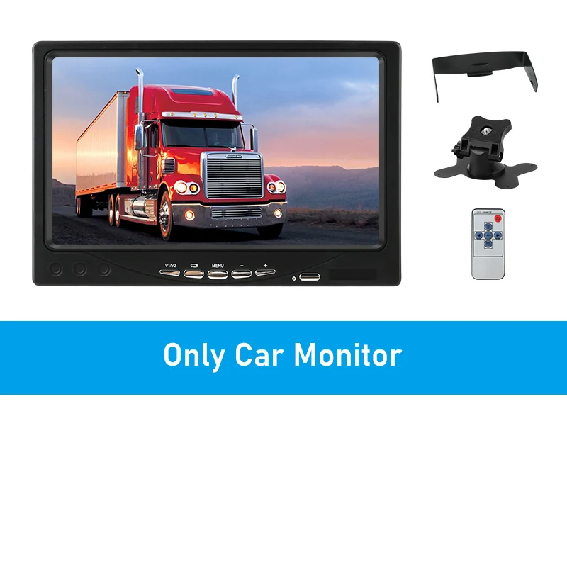 

Jansite 7 "AHD TFT Автомобильный монитор с 2 каналами авиационной головки Камера заднего вида Парковочные резервные камеры заднего вида для грузовика