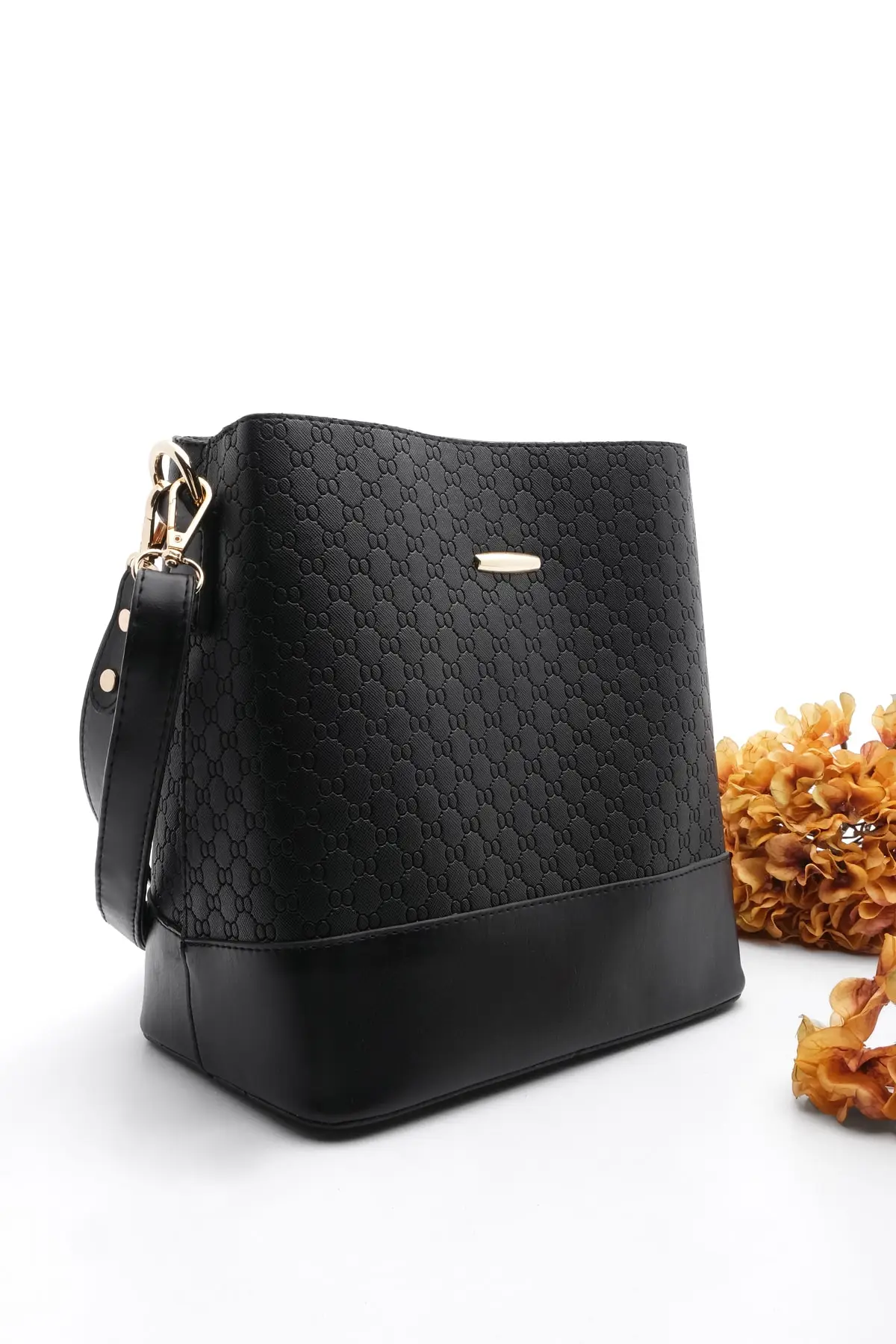 

Women's Shoulder Bag Fuste Black