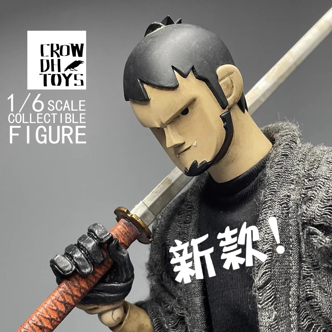 CROW DH TOYS 1/6 мужской солдат аксессуары модный новый стиль голова резьба модель