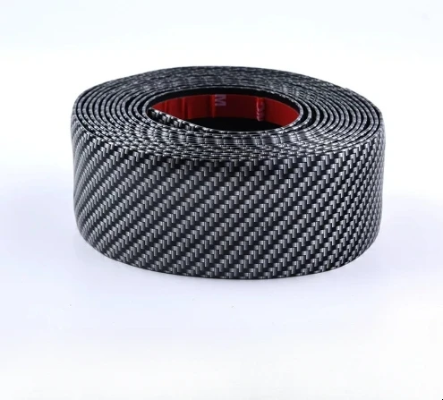 

Автомобильные наклейки из углеродного волокна против царапин, защита порога, резиновая полоса, порог автомобиля, бампер, пленка, наклейка, аксессуары для декора автомобиля