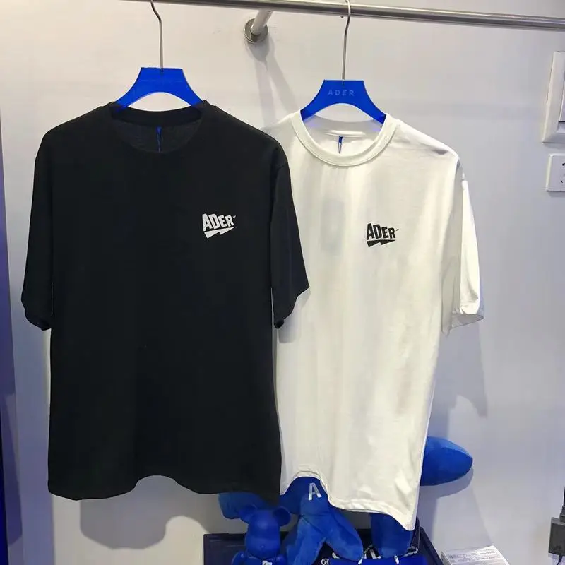 

ADER ERROR 2022ss Tee Chest ADER Small Logo Printed T shirts Men Women Hiphop Streetwear Adererror Men Casual T-Shirt