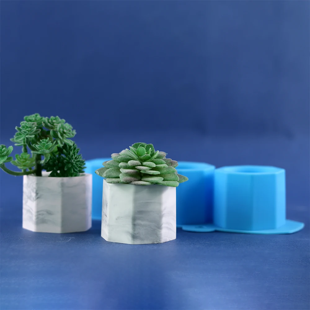 3D цветочный горшок силиконовая форма сделай сам суккулент бетон посаженная для