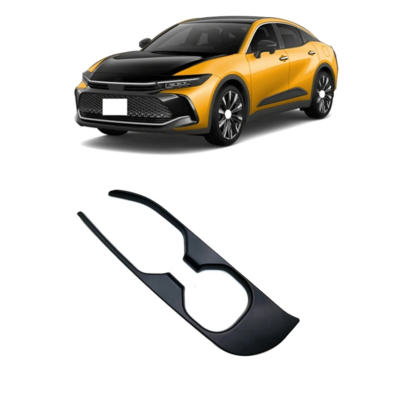

For Toyota Crown SH35 2022-2023 Car Center Console Water Cup Holder Frame Cover Trim Sticker Replacement Parts Accessories RHD