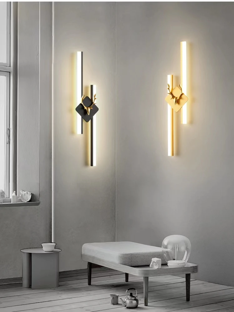 Современный минималистичный роскошный креативный длинный светодиодный