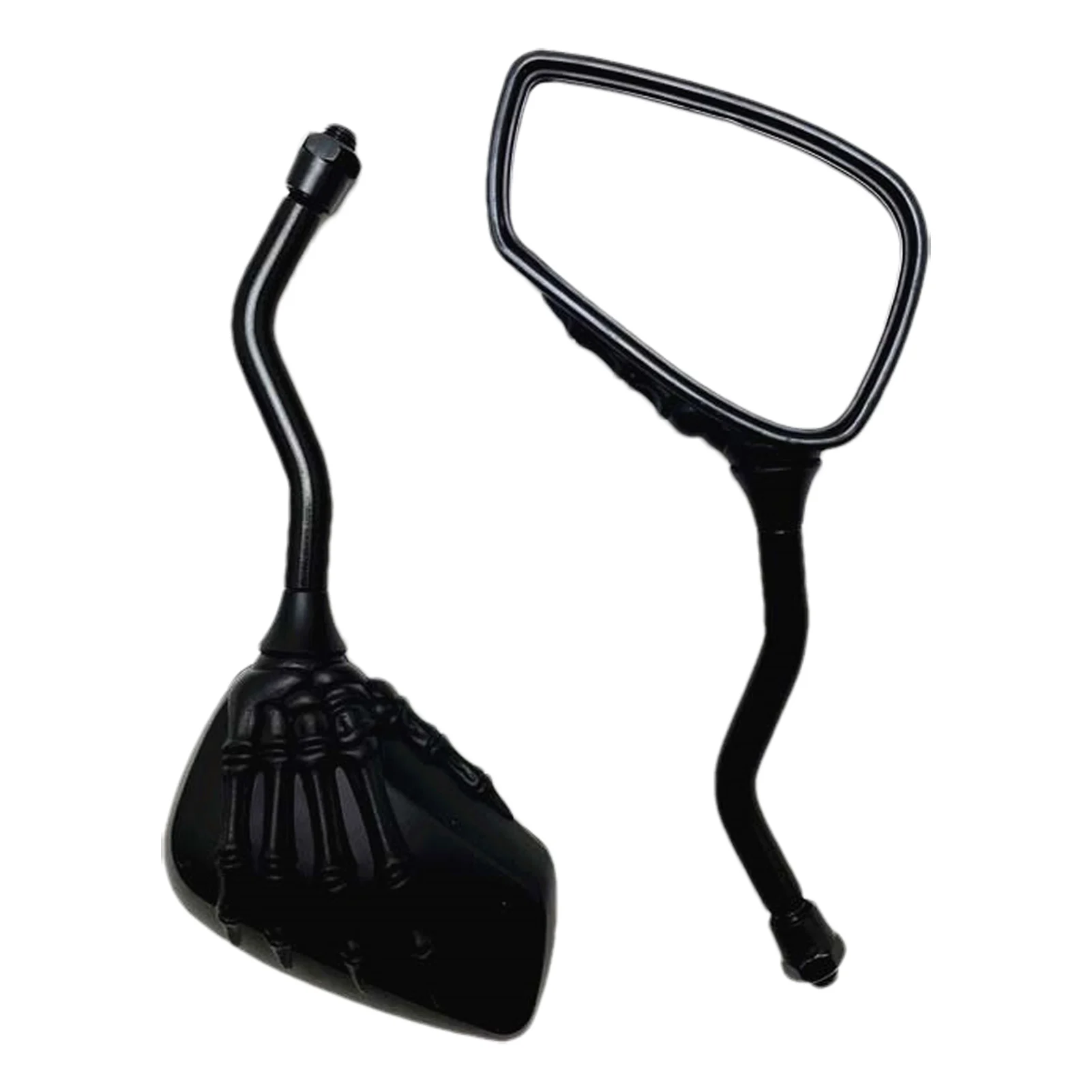 

Universal Bicycle Mirror8/10mm Universal Skull Hand Motorcycle Rear View Mirrors Adjustable Handle Bar Reflector Bicycle Scooter