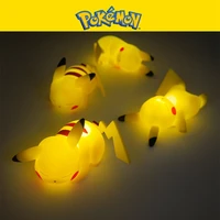 new pokemon kawaii pikachu anime figure night lights cute bedside lamp bedrooms decor ornaments luminous toys for children gifts