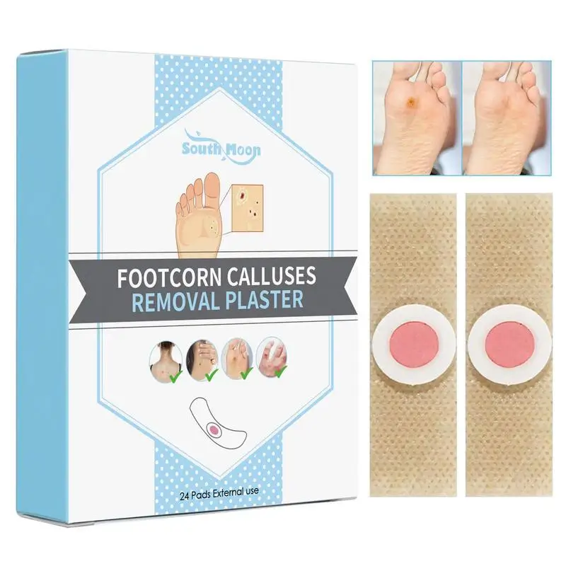 

Painless Medical Plaster Warts Thorn Feet Callus Chicken Eye Sticker Feet Care Foot Corn Remover Stickers 24PCS Foot Stickers