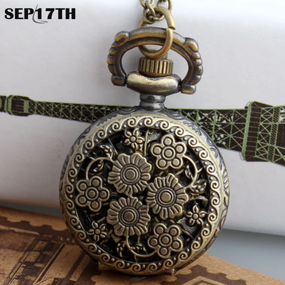 

Винтажные кварцевые карманные часы в стиле ретро, антикварные классические часы в стиле стимпанк с ожерельем и подвеской на цепочке, карманные часы для мужчин и женщин