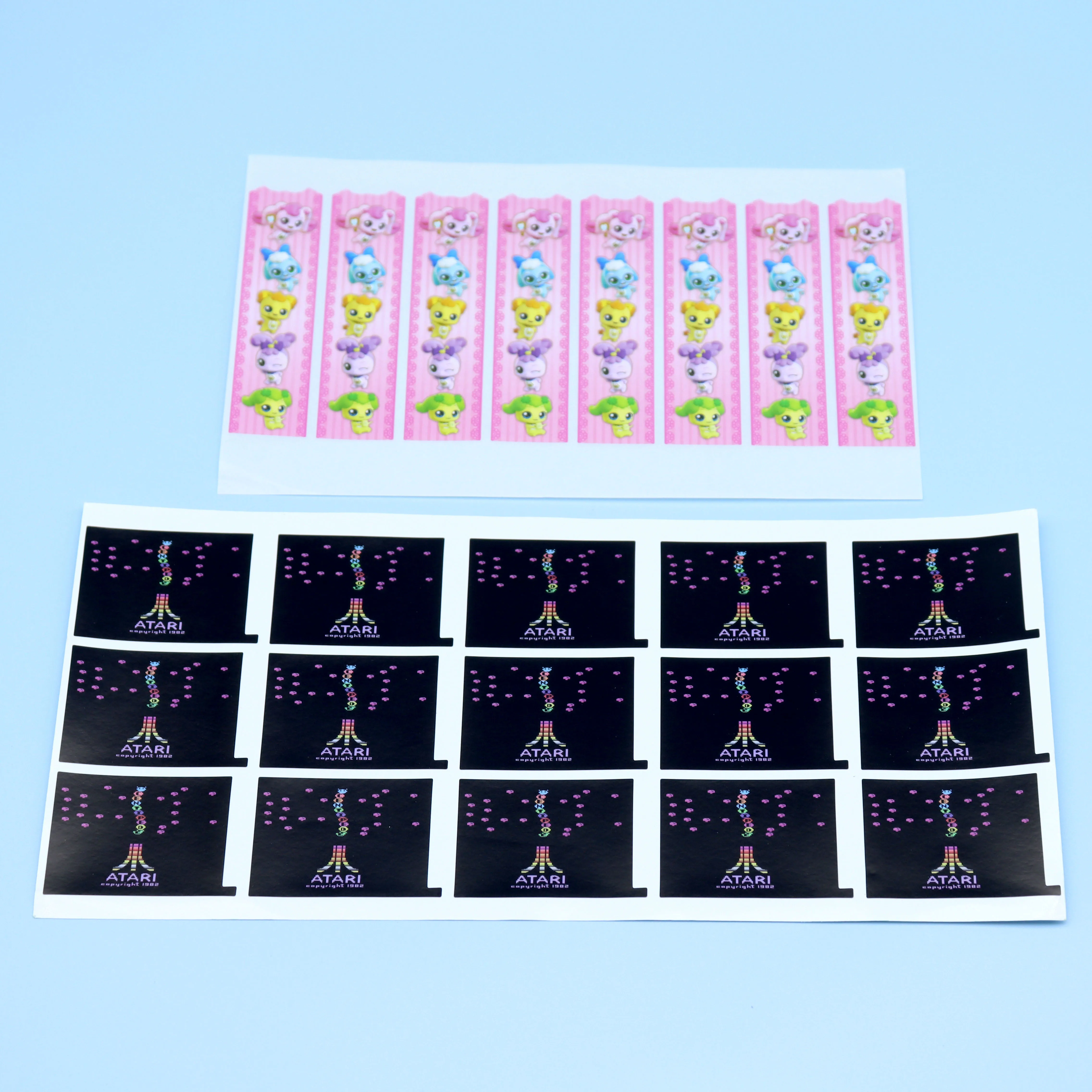 

10-100pcs Custom Kawaii Stickers Cartoon Pixel Labels for Gift Boxes Seal Waterproof by Customized Adhesive Paper Wholesale