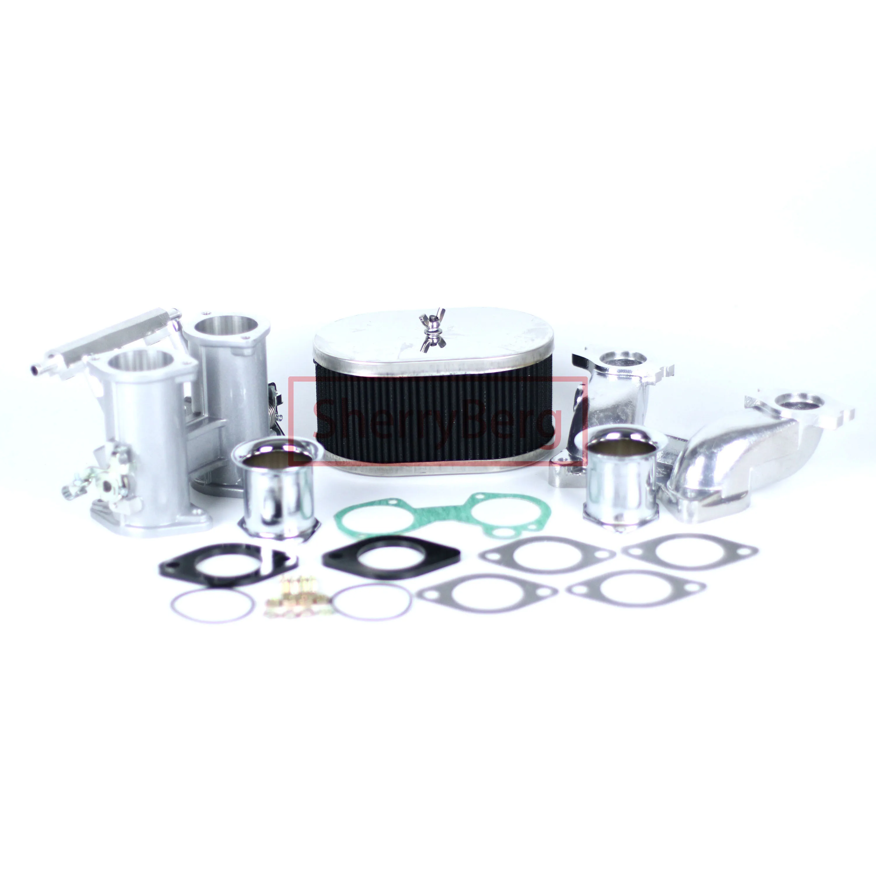 SherryBerg Complete Throttle Body Kit Manifold  for WEBER EMPI Dellorto 40/42/45/48/50 DCOE for MINI COOPER Engines Rep. Carb