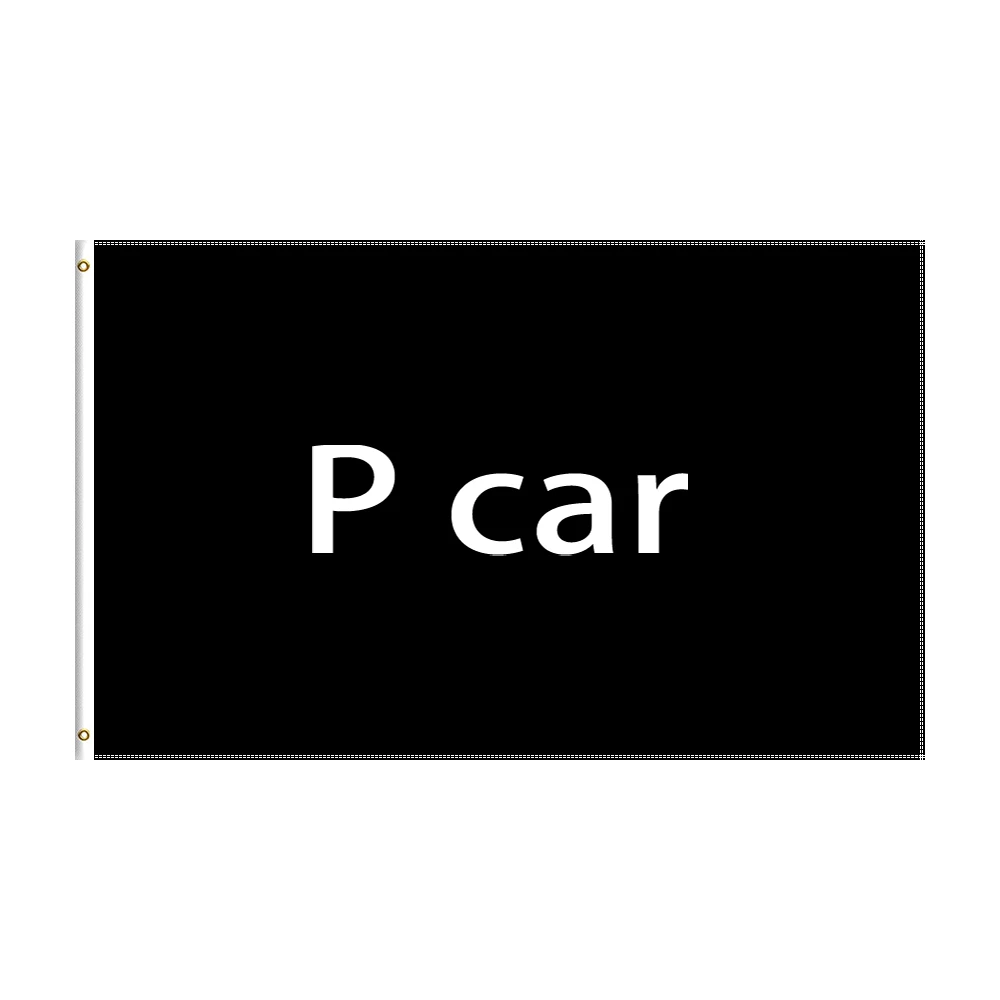 

3x5 футов автомобиль P флаг гоночный автомобиль печатный баннер для декора