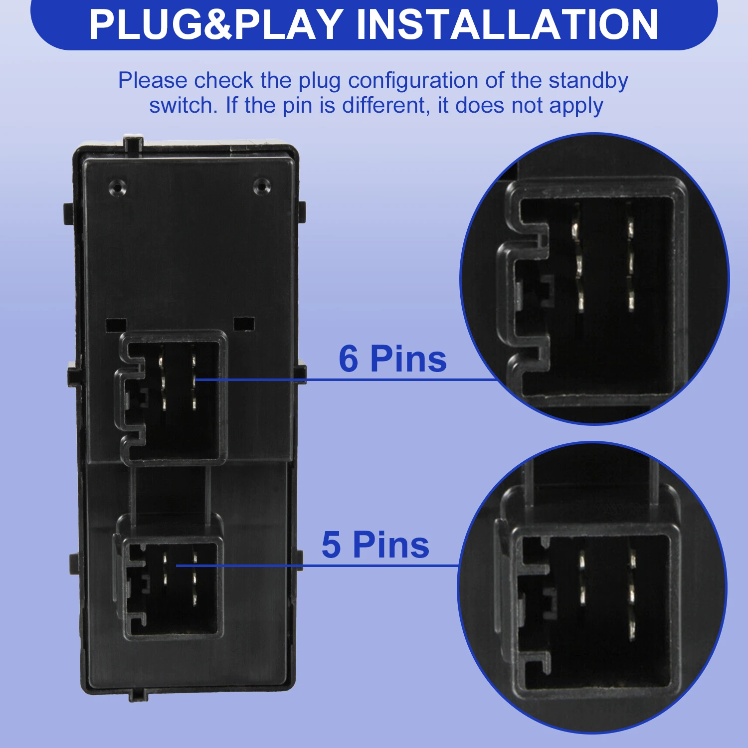 1L2Z14529BA главный электрический выключатель стеклоподъемника со стороны водителя LH