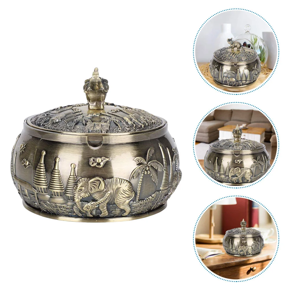 

Delicate Ashtray Decoration Household Cigarette Butt Container Office Ashtray