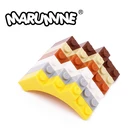 Marumine кубики MOC W. Лук 1x5x4 Арка ствол частицы 15 шт. строительные блоки детали 2339 14395 DIY Дерево аксессуары классические игрушки