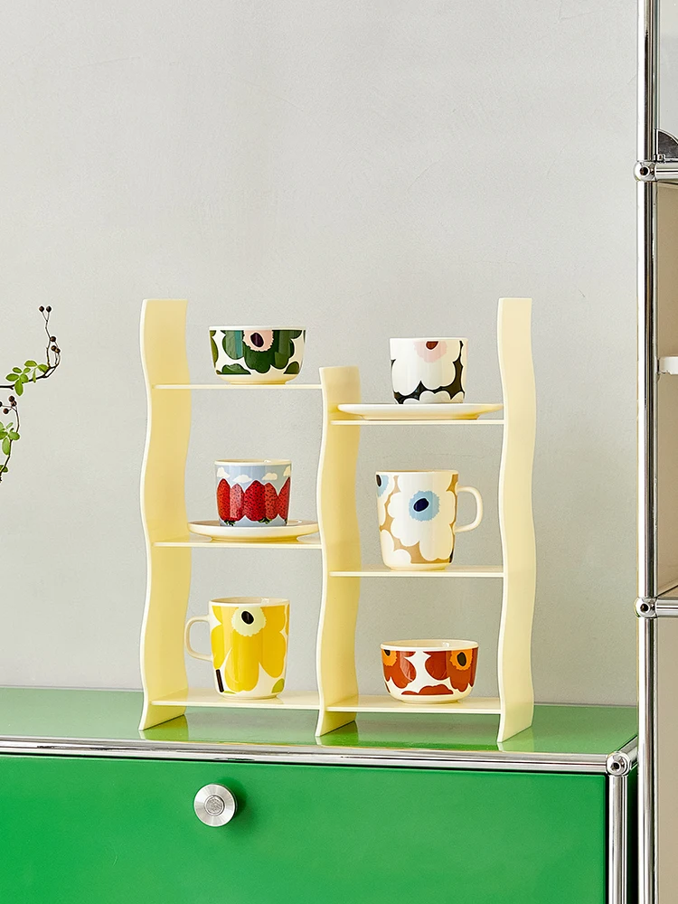 

Настольная полка для хранения MOMO, прозрачные акриловые стеллажи, минималистичный стеллаж для косметики, роскошный стеллаж для демонстраци...