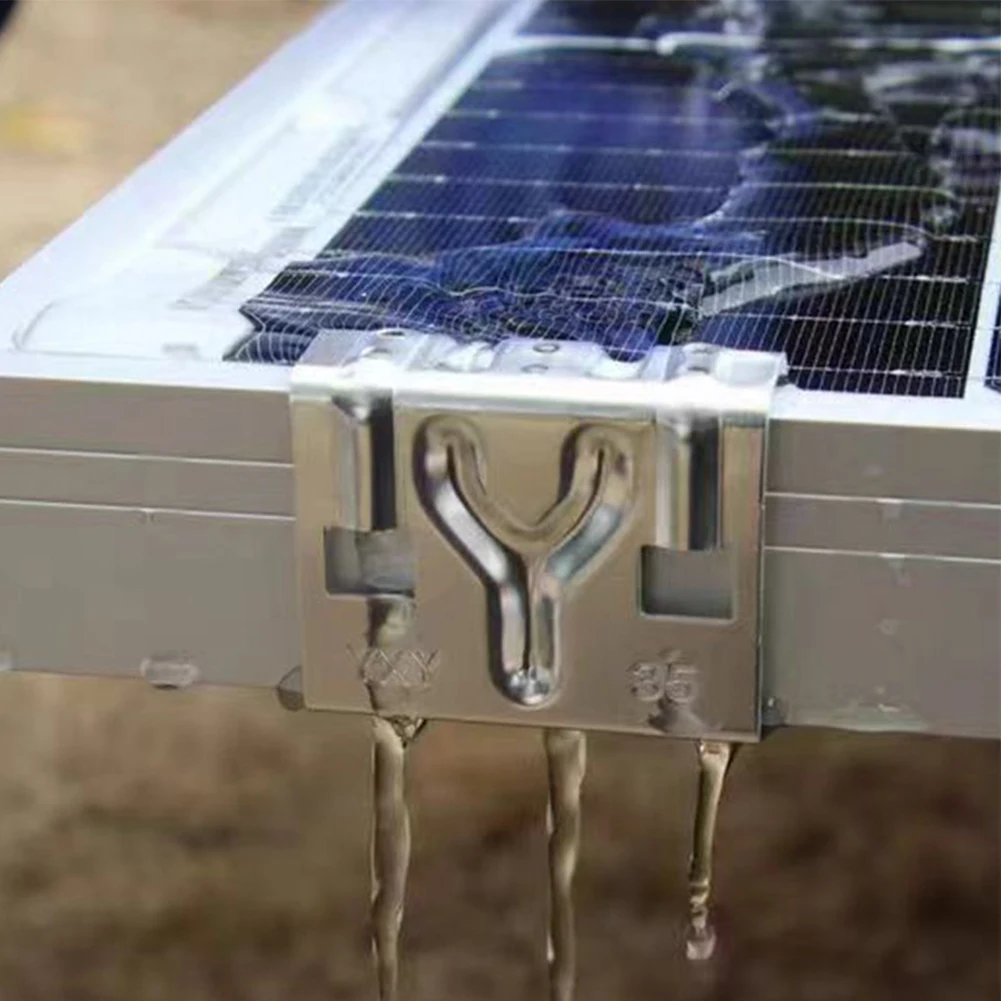 10 шт. зажим для слива воды на солнечной панели удаления осадка чистящие зажимы