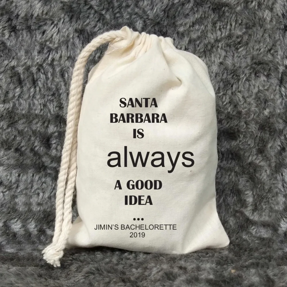 20 Санта Барбара хорошая идея набор для пучевицы сумка свадебных сувениров
