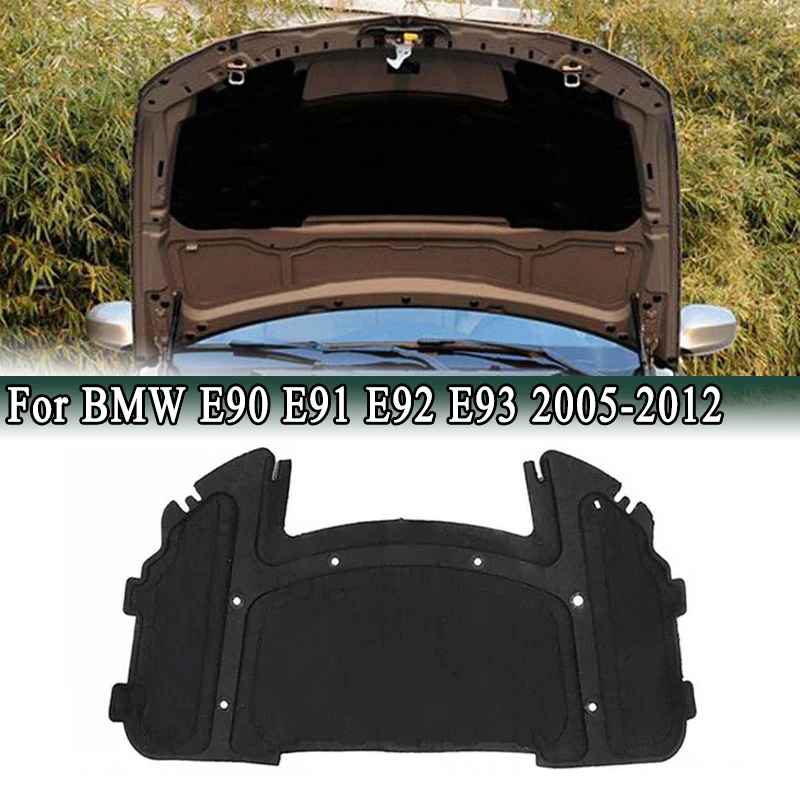 

Для BMW E90 E91 E92 E93 323i 325i изоляция двигателя переднего капота ватный диск звукоизоляционный теплоизоляционный коврик 51487059260