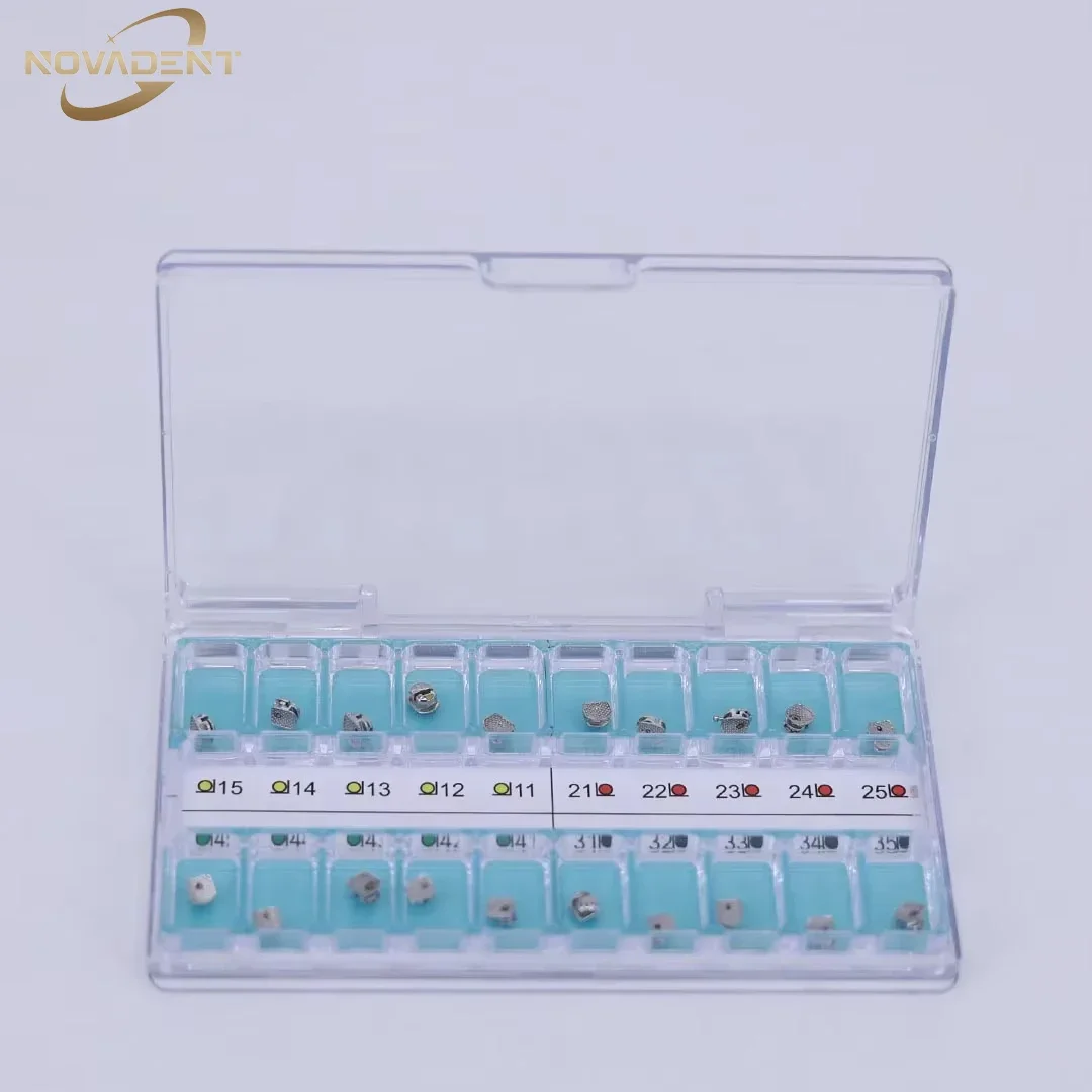 20 шт./компл. стоматологические ортодонтические самоблитящиеся брекеты