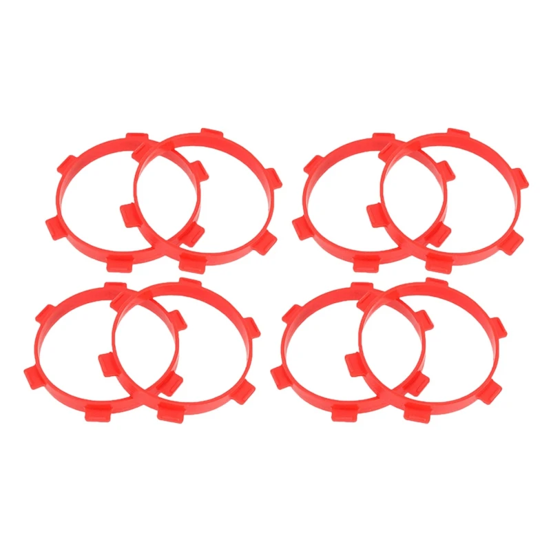 

8 шт. резиновые ленты для монтажа шин диаметр 85 мм для радиоуправляемых запчастей 1/8 Багги 1/10 аксессуары для коротких курсов грузовиков инструменты красный
