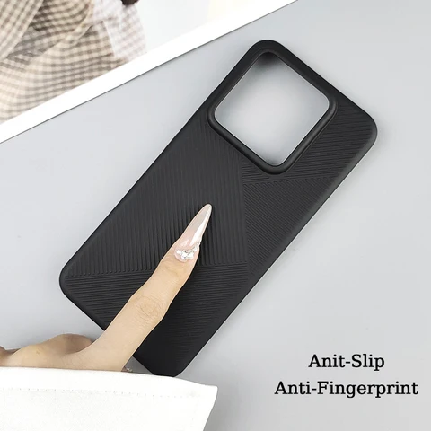 Для Xiaomi 15 Ultra 15 14 Pro Ultra 13 Тонкий жесткий чехол для телефона с матовой геометрической матовой полосой, стильный чехол с защитой от отпечатков пальцев