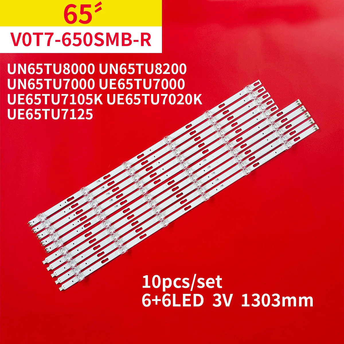 

Светодиодная лента для телевизора Samsung 65", 10 шт., TAPNM