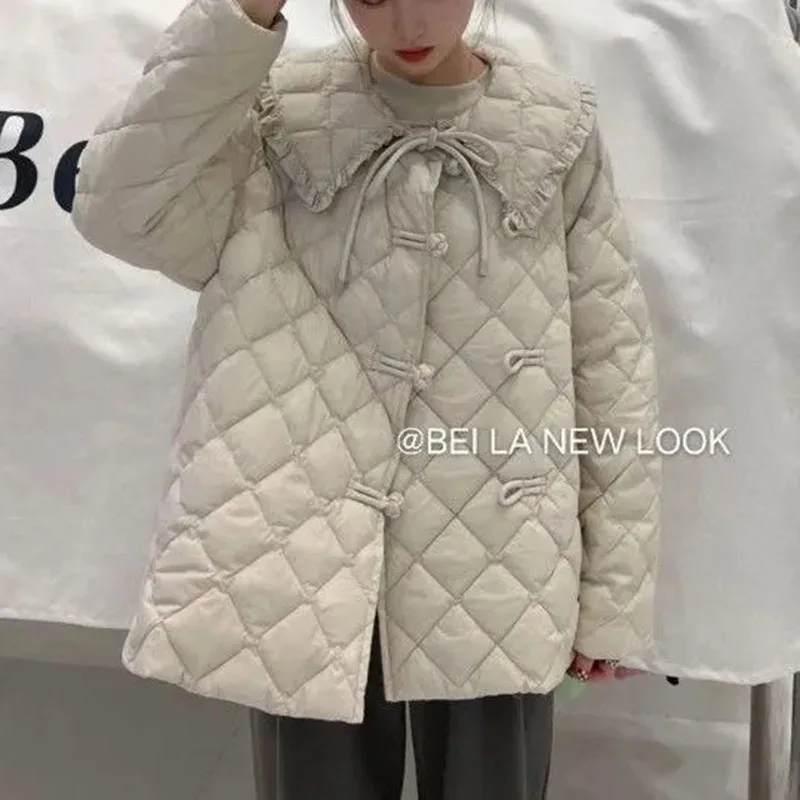 Зимняя Новинка 2023 года пуховик с хлопковой подкладкой женское теплое пальто