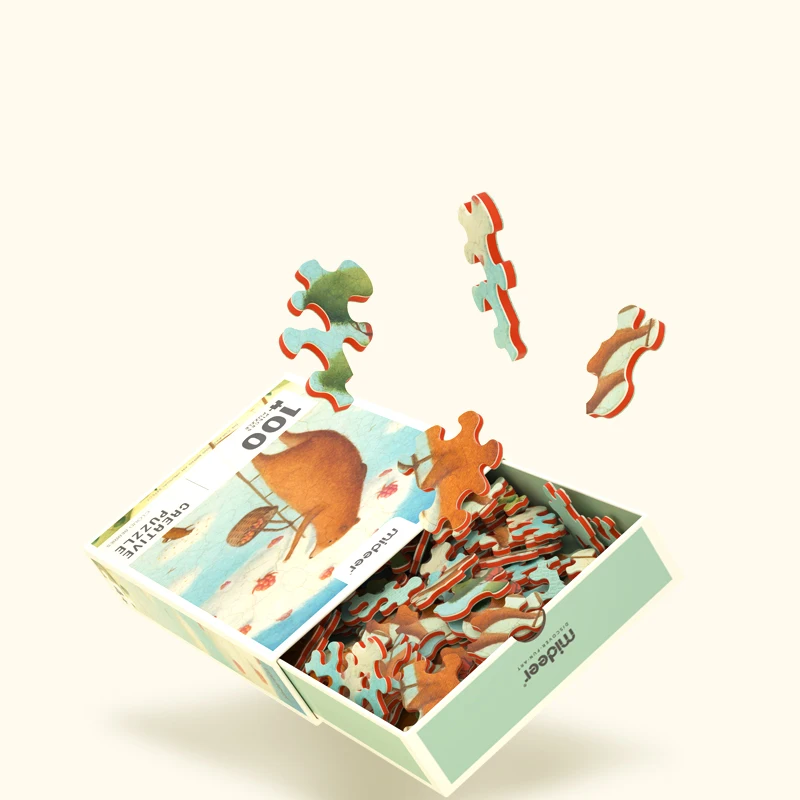 Пазл детский из серии воображение 4 года + утолщенная бумага 100 шт. | Игрушки и