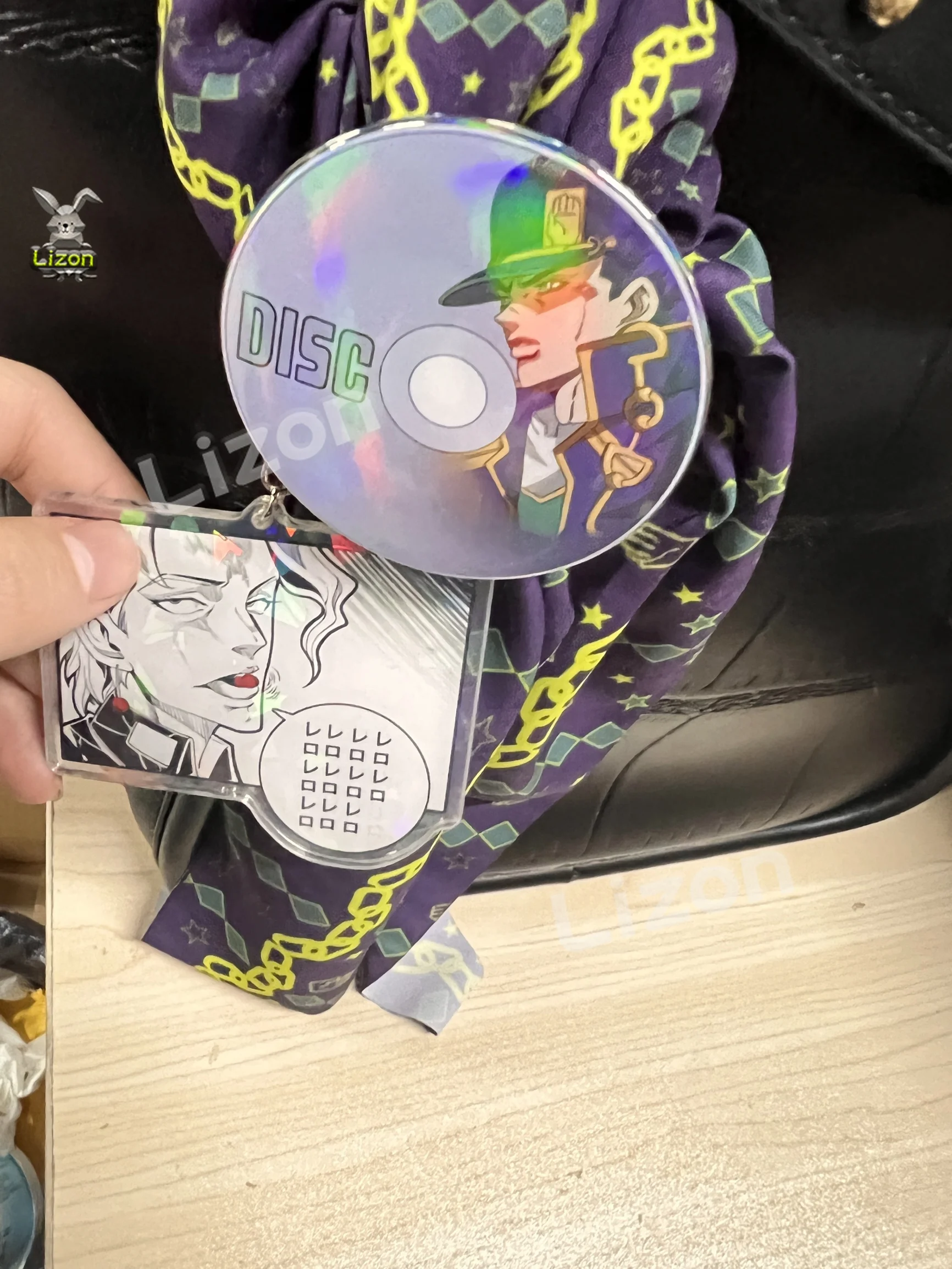 JoJo's Bizarre Adventure Kujo Jolyne Jotaro Cosplay Bandage Part 6 Stone Ocean Platinum Star Disc Anime Prop Accessories images - 6