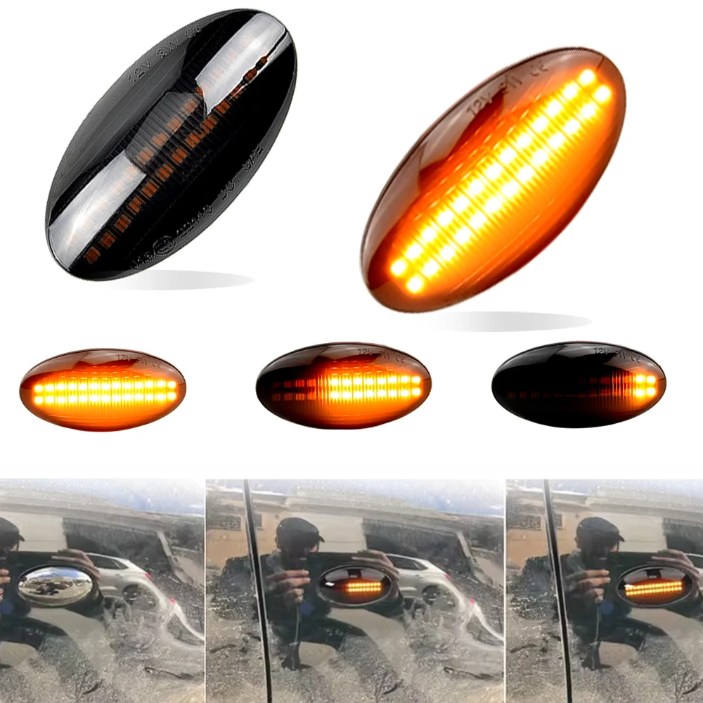 

2 шт. светодиодный динамический боковой габаритный фонарь для Suzuki Grand Vitara Jimny Splash APV Alto SX4 Baleno Celerio Swift 3 4 5